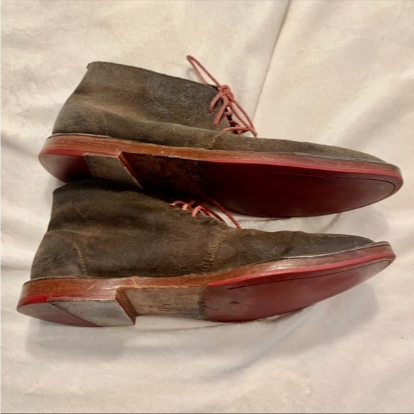 Cole Haan Dress Shoes Men Sz 8.5 Suede Leather Brown Suede Leather Lace-Up main image 6